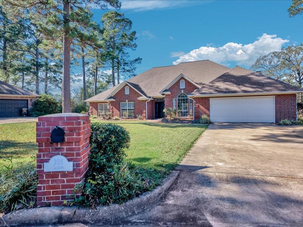 Enjoy premier golf course living on the 13th fairway in Crown Colony. This beautifully updated one-story home offers 2,677 sq ft with 3 spacious bedrooms and 2 bathrooms, thoughtfully designed to showcase its serene setting. Multiple living areas provide flexibility for everyday living and entertaining, while the formal dining room and breakfast nook offer welcoming spaces—many with scenic course views. Stylish new flooring runs throughout, adding warmth and continuity. The expansive primary suite features a large walk-in closet, dual vanities, soaking tub, and separate shower. Relax on the covered patio and enjoy peaceful fairway views, perfect for morning coffee or evening unwinding. A fenced backyard provides added privacy, and the attached two-car garage completes this exceptional property.