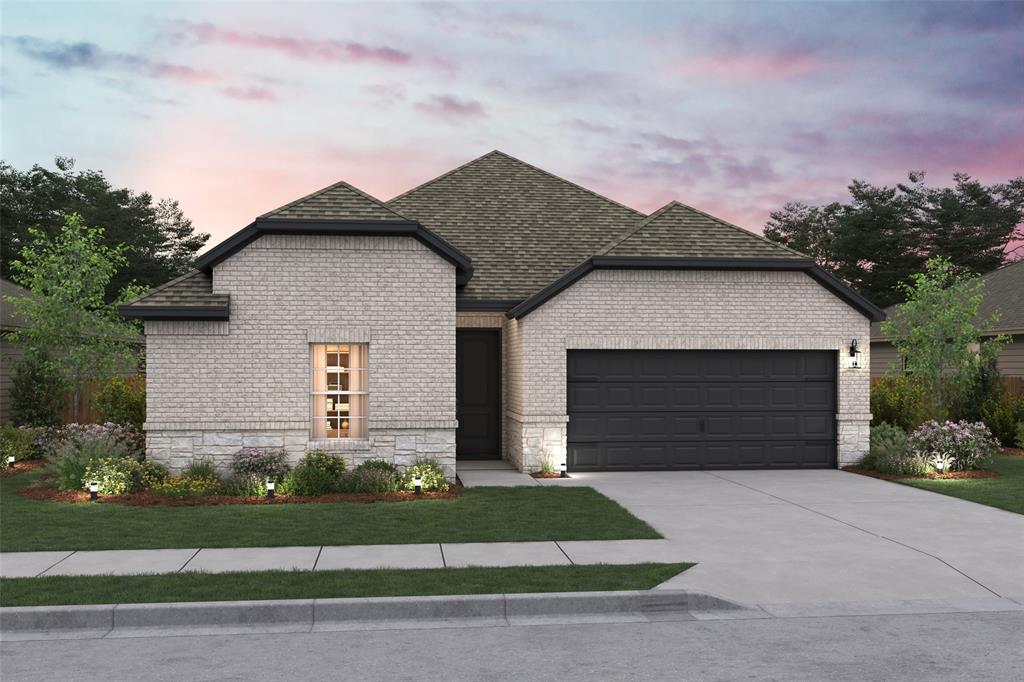 Single story home in Northwest ISD. This home showcases a stunning open concept floorplan - with the kitchen hosting dazzling white cabinets, granite countertops, and stainless steel appliances. The primary suite and bathroom are tucked away at the back of the home for privacy. The Extra Suite plus with included living room is perfect for hosting guests or family!