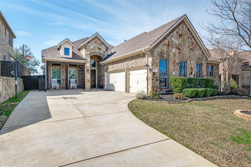 Welcome to your dream home in the highly desirable Chapel Springs subdivision! This stunning 6-bedroom, 4-bath residence offers incredible space and versatility. Enjoy exceptional flexibility with 4 spacious bedrooms and 3 full bathrooms on the main level, plus a dedicated office ideal for work-from-home. Upstairs features a cozy secondary living area, 2 additional bedrooms, and another full bath—creating a private retreat. The heart of the home is the expansive kitchen with abundant cabinets and counter space, flowing seamlessly into the inviting living area featuring a striking corner stone fireplace—perfect for cozy gatherings.
Step out to your private screened-in porch, an effortless extension of your living space for year-round relaxation, dining, or unwinding—without bugs or weather worries. The backyard is designed for low maintenance, so you spend less time on yard work and more time enjoying life.
Conveniently located near parks, walking trails, and everyday amenities, this home blends generous space, smart functionality, and an enviable lifestyle.

Rare 6-bedroom gem—don’t miss it! Schedule your showing today.