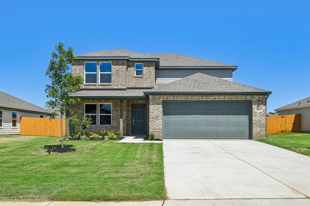 MOVE IN READY! Welcome to the Rosenberg plan! This two-story gem centers around an open layout with a dining area, a great room, and a kitchen with a wraparound counter and built-in pantry. It’s the perfect place to rest, relax, and entertain! The owner’s suite is on the main floor, boasting a walk-in closet and a private bath with dual vanities and a walk-in shower. There are three roomy bedrooms on the second level, two with walk-in closets. A large game room and a bath round out this charming plan. Conveniently situated near I-20 and I-45, Middlefield Village is an easy drive from downtown Dallas, along with regional employment & entertainment hubs. Prime location near shopping, dining and an abundance of outdoor recreational opportunities!
