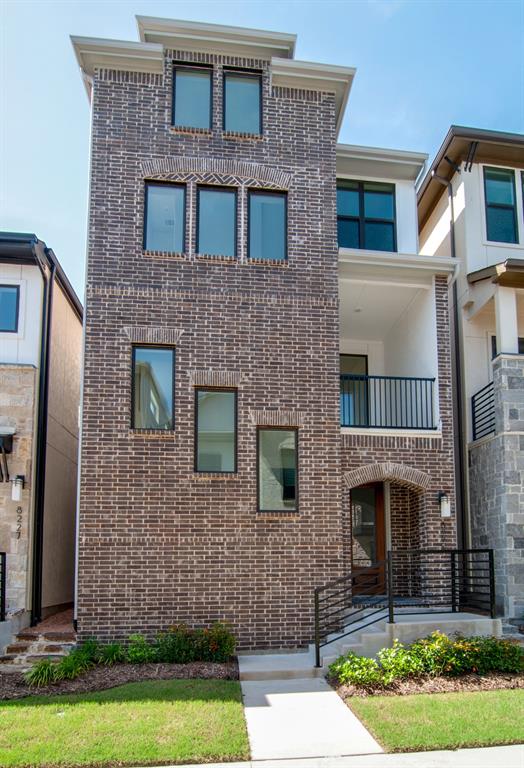 Experience modern, low-maintenance living in this beautifully designed 3-bedroom, 3.5-bath home offering an ideal layout and exceptional community amenities. The bright and inviting living room features sleek wood flooring and opens to a private balcony, creating the perfect space to relax or entertain. The stylish kitchen is equipped with granite countertops, painted cabinetry, a contrasting maple island, stainless steel appliances, a gas cooktop, a walk-in pantry, and a spacious dining area. The private primary suite serves as a peaceful retreat with its own balcony, quartz countertops, and a generous walk-in closet. A secondary bedroom with a full en-suite bath is conveniently located on the first floor, providing excellent privacy for guests or a home office. The third-floor bedroom also features its own private bath, making this floor plan ideal for families, roommates, or multi-generational living. Enjoy resort-style amenities including an infinity-edge pool, scenic walking trails, and a community dog park. Commuters will appreciate the unbeatable location, just a five-minute walk to the train station for a quick, traffic-free trip to downtown.