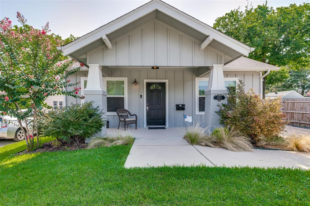 Located within walking distance of TCU, this head-to-toe remodeled three-bedroom, two-bathroom home offers an excellent opportunity in one of Fort Worth's most sought-after neighborhoods. Thoughtfully remodeled in 2021 this home offers an inviting open floor concept, luxury floors, custom cabinetry and sleek countertops. The Primary bedroom features a luxurious gas fireplace and an ensuite bathroom with a walk-in closet and a massive his-and-hers walk-in shower. New siding and front yard landscaping give this home massive curb appeal. The back yard has been transformed with premium turf and an irrigation system to keep it cool in the summer. The added two car garage and carport provide ample space for multiple vehicles and storage. Electrical, plumbing, HVAC and roof were also updated or replaced in 2021. Modern smart home features like the Lutron lighting system and Nest allow you to control the lighting and temperature from your phone even when you're away. Whether you're an investor or looking for your new primary residence this home offers timeless style and unbeatable location in the heart of Fort Worth.