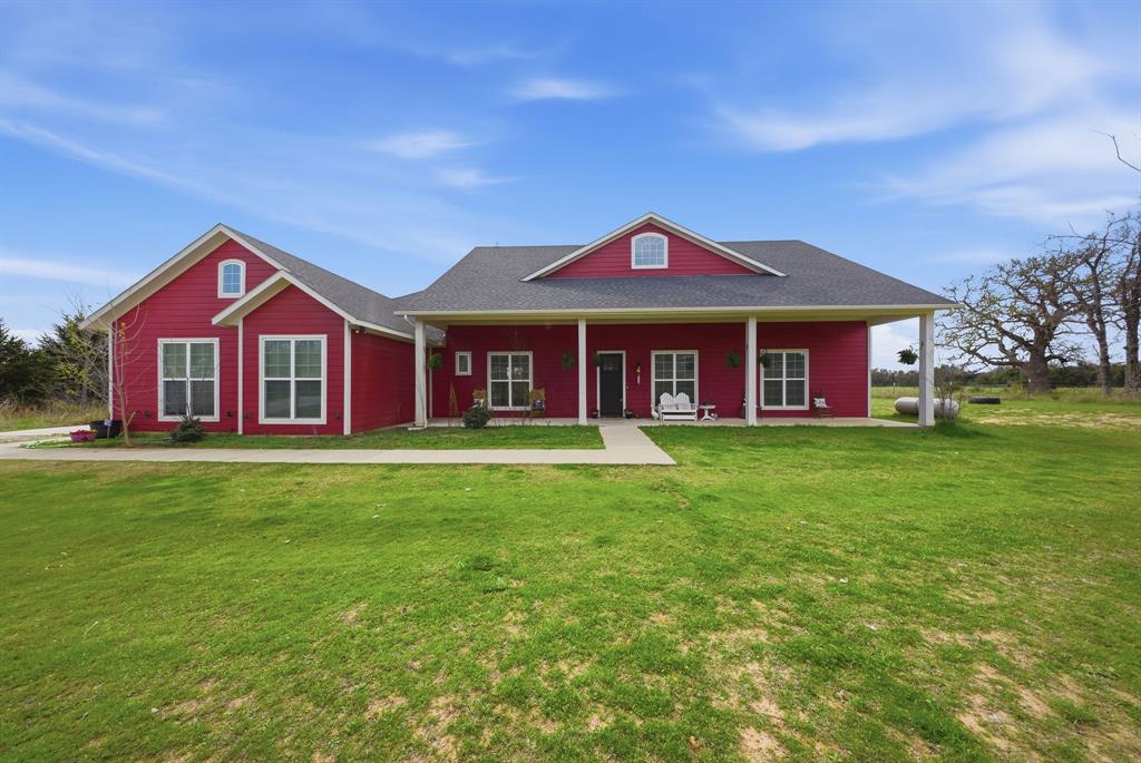 Modern Country Living on 3+ Acres in Gainesville

Built in 2022, this beautifully designed custom home sits on 3.19 peaceful acres in Rex Estates and offers the perfect balance of modern comfort and open country space. With 2,473 square feet, the home features 3 bedrooms, 3 full bathrooms, a half bath, and two dining areas designed for both everyday living and entertaining.

The open concept layout creates a welcoming atmosphere with a spacious living area that flows seamlessly into the kitchen and dining spaces. Large windows allow natural light to fill the home while offering views of the surrounding property.

The split bedroom design provides privacy for the primary suite, while the additional bedrooms and bathrooms offer flexibility for family or guests.

Step outside and enjoy the freedom of over three acres with plenty of room for outdoor living, future shop space, gardening, animals, or simply enjoying the quiet Texas countryside.  This property also has Solar Panels that will help reduce your electric cost. 

Located just minutes from Gainesville with convenient access to North Texas, this property offers the rare opportunity to enjoy a newer home with acreage.