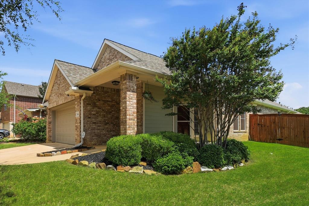 Welcome home to this beautifully updated single-story residence in the highly sought-after master-planned community of Lantana. Situated on a desirable corner cul-de-sac lot, this 3-bedroom, 2-bath home offers comfortable everyday living.
The spacious kitchen features granite countertops, a center island, abundant cabinetry, and a pantry, all flowing seamlessly into the inviting living area with a cozy gas fireplace. Luxury vinyl plank flooring adds style and durability throughout much of the home, while generous windows fill the space with natural light.
Since 2023 upgrades include a new roof, gutters, garage door, complete HVAC system, water heater, luxury vinyl plank flooring, fresh interior paint, and a replaced range providing peace of mind and exceptional value for the next owner.
Step outside to enjoy the private backyard and covered patio, perfect for relaxing or entertaining. Residents of Lantana enjoy access to outstanding community amenities, including pools, fitness centers, parks, playgrounds, walking trails, tennis courts, golf, and more.
Move-in ready and thoughtfully updated, this home combines modern improvements, a prime location, and the exceptional lifestyle Lantana is known for.