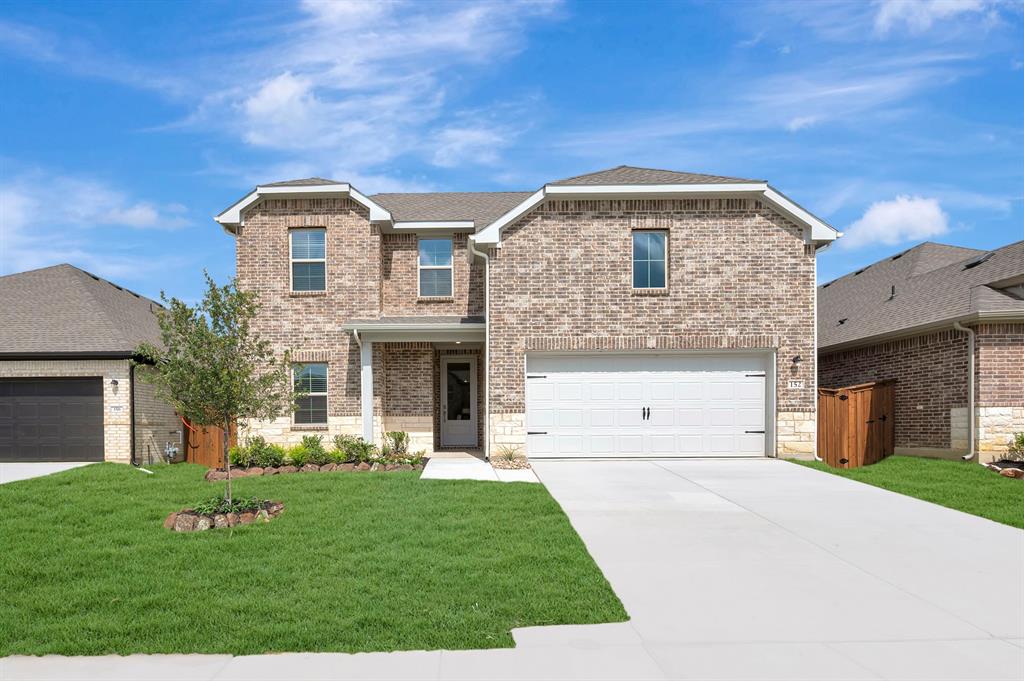 Stunning two-story home in Northwest ISD! This home showcases a gorgeous kitchen that hosts grey cabinets, quartz countertops, and stainless steel appliances. A cozy fireplace adds warmth to the spacious great room. The primary suite and bathroom are tucked away at the back of the home for privacy. Two secondary bedrooms and a large loft - perfect for entertaining guests - are located upstairs. Community amenities include an amenity center and resort-style pool.