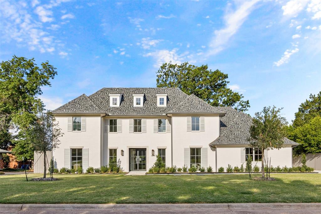 Experience this timeless new construction by Olerio Homes, located over a third-acre lot. Appointed in a timeless palette of marble & natural wood, this home boasts an open floor plan for seamless entertaining & comfortable living that will appeal to the most discerning tastes. Amenities include a chef's kitchen highlighted by Wolf-Subzero appliances, a dedicated study, formal dining, a patio power screen, three car garage, and a private guest suite with future pool bath access. The first-floor owner's suite overlooking the backyard is flooded with natural light, and the second floor-offers a game room, media room, flex room, and all bedrooms with ensuite bathrooms. Featuring only the highest-end designer finishes, including Marvin windows, Kohler plumbing fixtures, Visual Comfort lighting, Walker Zanger tile, and Emtek hardware, to name a few.