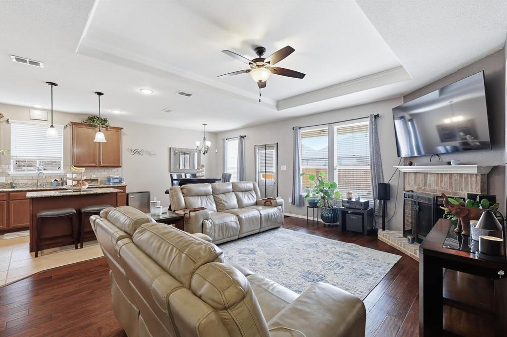 Move-in ready 3-bedroom, 2-bath home in Fort Worth featuring updated flooring, fresh interior paint, modern finishes, and an inviting open-concept layout designed for today's lifestyle. The spacious living area flows seamlessly into the kitchen and dining spaces, creating the perfect setting for everyday living and entertaining. Thoughtful updates throughout provide a clean, well-maintained feel that is evident from the moment you enter.

Step outside to an expanded patio offering exceptional outdoor living space for relaxing, dining, or hosting gatherings. Attractive landscaping and enhanced exterior lighting contribute to the home's outstanding curb appeal, while the functional floorplan provides comfortable and versatile living spaces throughout.

Conveniently located near shopping, dining, parks, schools, and major commuter routes, this beautifully maintained Fort Worth home combines style, comfort, and accessibility. A rare opportunity to own a thoughtfully updated property offering move-in-ready convenience and exceptional value.