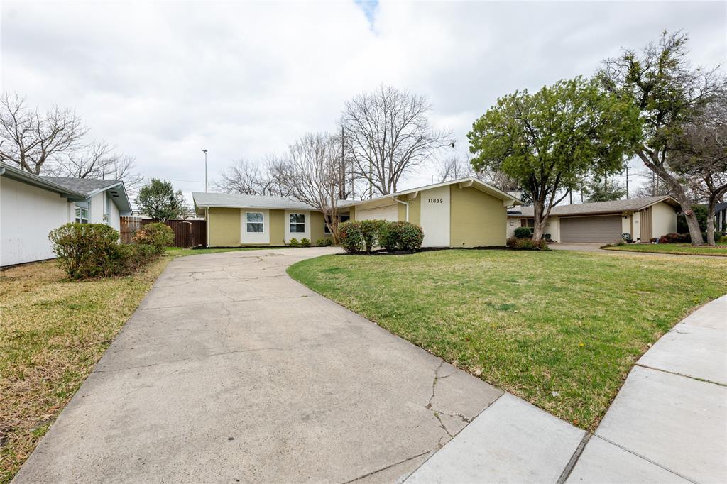 Rare Find Priced Below Market Immediate Sale.  Renovated, updated, and move in ready:   stunning single-story brick residence that perfectly captures the vibrant spirit of Dallas real estate. Nestled in the established Highland Meadows neighborhood, this move-in ready home offers a bright and open floor plan designed for seamless living and effortless entertaining. The heart of the home is a spacious kitchen renovated kitchen with Farm Sink, exotic Granite countertops, Updated soft pull cabinets with modern updates, providing the ideal backdrop for culinary adventures. Featuring three generous bedrooms and master bedroom with his and her closets and two elegantly updated bathrooms, the interior provides a tranquil escape from the urban hustle. Outdoor living is a dream here, with an oversized backyard that serves as a private oasis, complete with an elegant back yard enjoying the Texas breeze and wonderful days with sun and shade. The location is unbeatable, offering convenient proximity to I-635 and Webb Chapel Road, which puts premier shopping at Lake Highlands Town Center and a variety of local dining gems just minutes away. This property also includes a functional two-car garage and a spacious driveway, ensuring plenty of room for vehicles and storage. With its combination of classic curb appeal and modern interior touches, this property is a rare find in North Dallas. Discover why this High Meadow gem is a standout choice in one of the city's most inviting and conveniently located areas.
