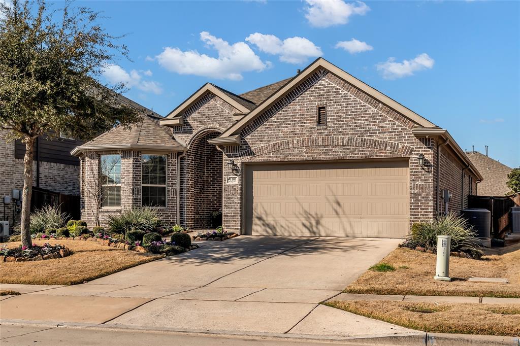 Gorgeous floor plan built in 2018 by Chesmar Homes, located in McKinney with Melissa ISD. This well-loved one-story home features high ceilings and an open floor plan with custom 12x24 ceramic tile throughout. The kitchen includes 42-inch cabinets, granite countertops, a water filtration system, a gas range vented to the outside, and a pull-out trash drawer. An oversized breakfast counter and a walk-in pantry are sure to impress. Many fabulous features, from gorgeous wood floors to smart home wiring and pre-wiring for surround sound, a covered outdoor living space, a gas hookup outside for your grill, an oversized garage, and extensive landscaping make this property a dream home. The sellers work from home, 2 hours of showing required to secure pets and leave. DO NOT LET THE CATS OUT.