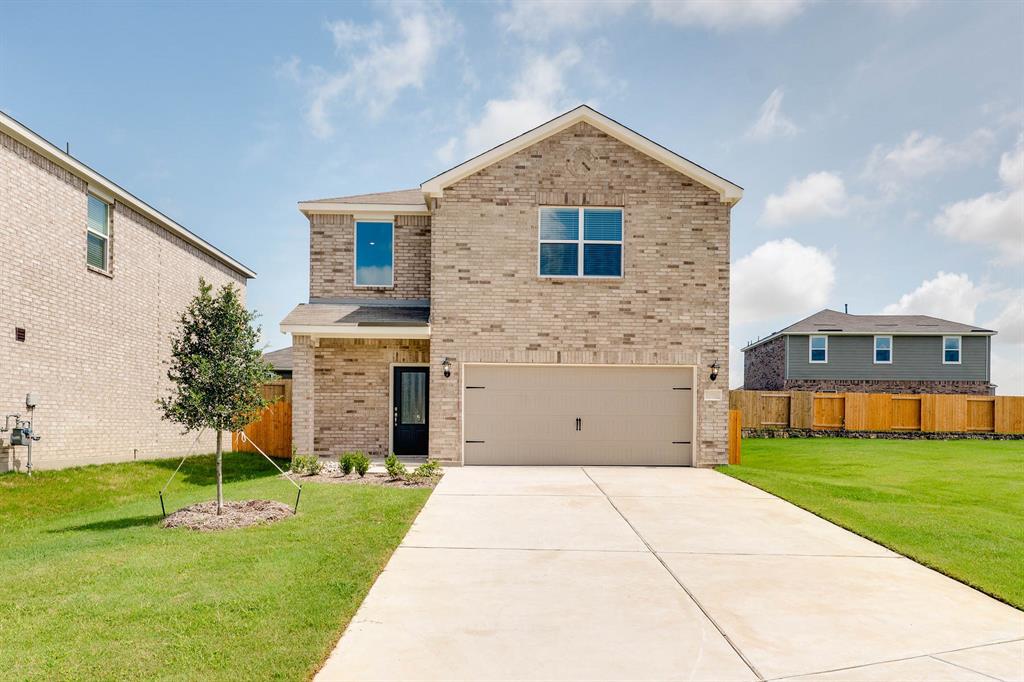 This stunning two-story home combines modern style, functional design, and a prime location within the highly sought-after Patriot Estates community. Offering three spacious bedrooms, two-and-a-half bathrooms, and a two-car garage, the Colorado floor plan features an open layout that effortlessly connects the kitchen, dining area, and family room—perfect for both daily living and entertaining. The bright dining room is filled with natural light from a large window and sits just off the chef-ready kitchen, creating a warm and inviting space for family meals or get-togethers. Designed with today’s homeowner in mind, this home includes energy-efficient appliances, stylish upgrades, and smart home features throughout.

Step outside to a fully fenced backyard, offering added privacy and room to relax or play. Directly across the street, a large green space provides an open, peaceful view and extra room to enjoy the outdoors. Best of all, this home is within walking distance of the community playground, gazebo, and private splash pad—perfect for connecting with neighbors and making the most of this vibrant community.