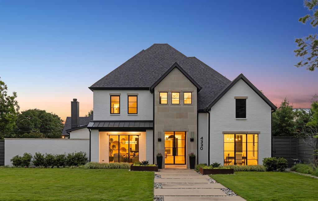 Wind through the streets of this gem of a neighborhood and walk into your dream home on this nearly half acre corner lot in the heart of the Private School Corridor. Don’t miss out on this beauty from award-winning Maestri Studio featuring custom finishes throughout. You’ll be greeted instantly by the grand foyer and formal sitting area situated in front of a floor to ceiling tiled fireplace. Dining room is adjacent to full wet bar with fridge and ice maker. Two-story grand vaulted living room with wood beams, fireplace, and sliding doors out to covered patio. Chefs’ kitchen with top-of-the-line appliances including two dishwashers. Dramatic waterfall kitchen island featuring leathered Taj Mahal quartzite. Custom built-in banquette and cabinets. Thoughtful space tucked behind kitchen can be used to create a secondary office, craft room, or dedicated pet retreat. Media room with tiered flooring, surround sound, and movie theater lighting. Large downstairs laundry and mudroom with tons of storage and secondary fridge. Primary suite includes beverage or coffee bar, walk-in closet with makeup vanity, and French doors to backyard. Take one of two staircases or elevator to the second floor. Second floor includes walk-in storage, game room with kitchenette, second laundry room, three bedrooms with ensuite bathrooms and walk-in closets. Upstairs flex room could be a gym, office, or additional bedroom. Large backyard is ready for you to create your own outdoor oasis. Truly this home has it all. Luxury and location.