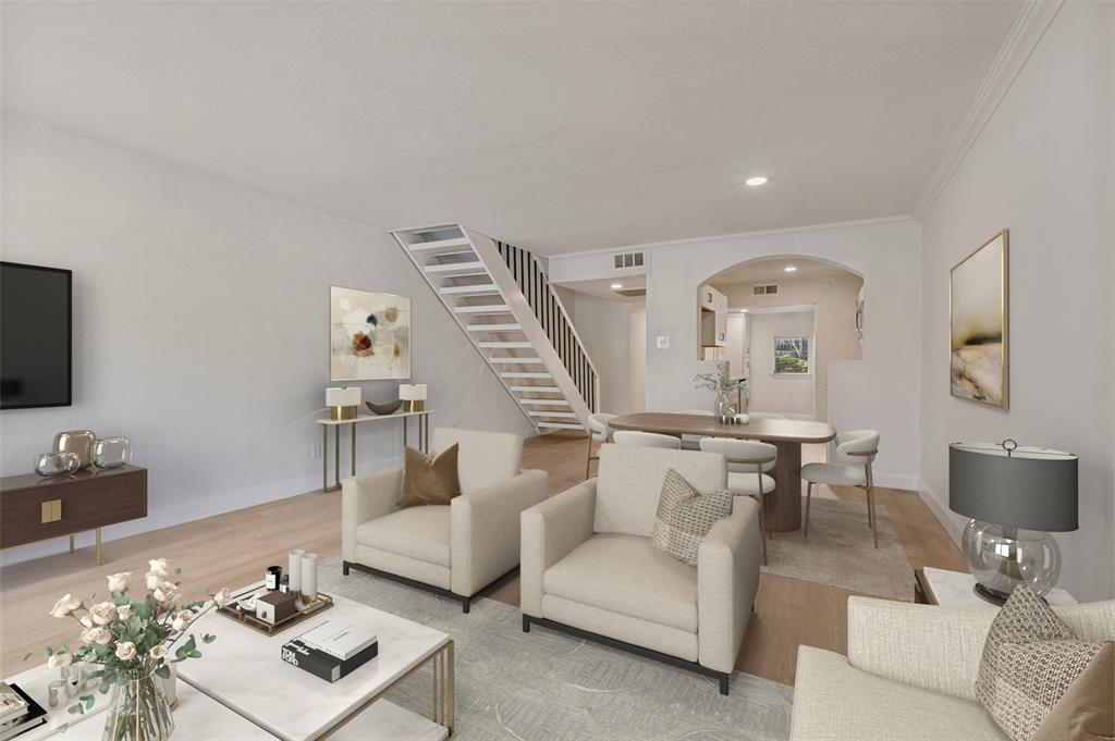Step into modern comfort and style at 4505 North O'Connor Rd, Unit 1121, in the heart of Irving, TX! This beautifully remodeled two-bedroom, one-and-a-half-bathroom property is truly move-in ready, boasting thoughtful updates throughout.

Featuring an open floor plan concept, the layout flows effortlessly, creating a spacious and airy feel perfect for both everyday living and entertaining. The sleek, brand-new kitchen is a showstopper, complete with fresh finishes and modern touches that make cooking a joy. Gorgeous new flooring extends seamlessly through the main living areas and hallways, while plush new carpets in the bedrooms add a cozy touch. A fresh coat of paint ties everything together, giving the space a bright, inviting vibe from the moment you walk in. Be sure you don't miss a unique feature of this unit: a fully finished attic space, providing a flex-space to match your lifestyle.

Adding to the convenience, this unit includes a coveted covered parking spot—a rare and valuable perk that makes coming home even easier. Located in a prime spot with easy access to local amenities, this home offers the perfect blend of style, comfort, and convenience. Don’t miss your chance to call this gem your own—schedule your showing today!