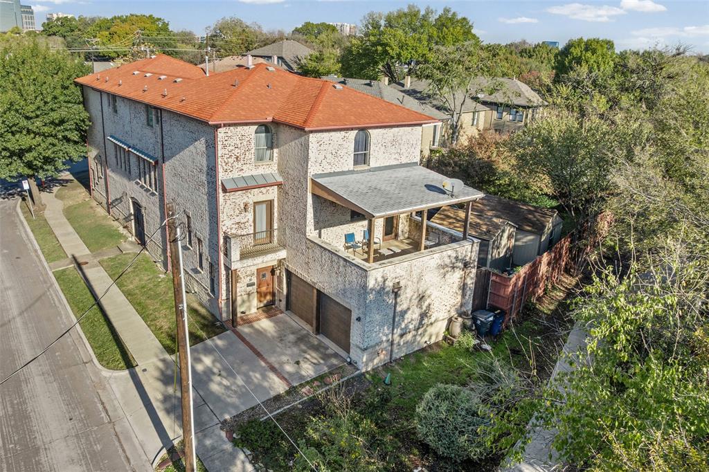 AMAZING INCOME PRODUCING MEDITERRANEAN STYLE DUPLEX OFFERING A BLEND OF SUBURBAN TRANQUILITY AND URBAN CONVENIENCE IN THE HEART OF DALLAS! While each unit offers its own unique layout both are equipped with stunning hardwood and marble flooring, at least one large bedroom on the first floor plus bath, an open concept kitchen & dining plus living area with cozy fireplace.  Each has a separate family or game room and multiple balconies that offer a private outdoor place to retreat or enjoy a large shared covered courtyard for FUN outdoor gatherings! Huge kitchen boasts gas range, double oven, granite counters, large pantry, pot filler and tall island with second sink. Extra storage throughout plus fabulous multi-level floor plan with 2 primary suites on the 3rd floor in each unit! Both are equipped with ensuite baths and massive walk in closets and the largest suite has an additional fireplace! Tons of windows to capture the beautiful natural light inside! Separate laundry room has a sink and plenty of cabinets for storage! Alcott Fitzhugh Heights is known for its location within Woodrow Wilson High School in Dallas ISD.  Woodrow Wilson has an A rating and notable programs in STEM, liberal arts, and the arts! The area is also known for walkability to areas like Henderson & Knox Streets and Lower Greenville and is conveniently located in close proximity to the highway for a faster commute! 5100 & 5102 Mission Avenue are currently platted together on one lot but can be separated if desired.  There are multiple listings for both units in MLS.  The property is currently being used as an Airbnb and owner is willing to transfer the highly rated listing to the buyer! Don't miss this unique opportunity to own two fully furnished revenue generating properties in one of the most sought after areas in DFW! HURRY!
