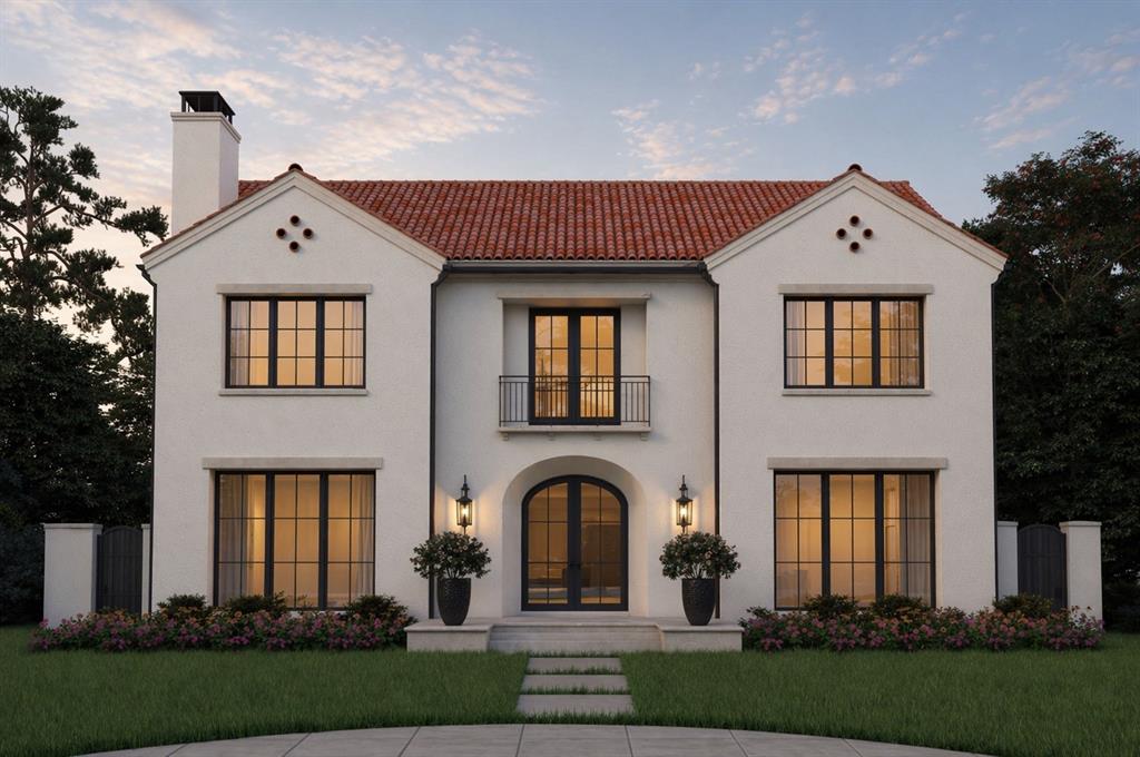 Stunning 5 bedroom new construction in the heart of the Park Cities!  Buy now and customize for a late 2026 move in. This transitional Santa Barbara-inspired residence by R+D Residential Homes and Brandy Scott Interiors delivers timeless elegance with modern luxury. Thoughtfully designed to impress, the home features warm white stucco, terracotta barrel tile roofing, and copper gutters. Buy now and customize the home to suit your style and needs.
The first floor is built for entertaining and everyday living. The home has it all while featuring a dedicated study or lounge with a full bar and climate-controlled wine storage, plus an expansive great room with abundant natural light and 11' ceilings. Seamless indoor-outdoor flow is achieved through floor-to-ceiling sliding doors that open to a covered patio equipped with heaters and phantom screens—creating a true extension of the living room to the outdoors for year-round gatherings. The chef’s kitchen showcases beige slab cabinets with radius edges, Taj Mahal quartzite countertops, a sculptural plaster vent hood, commercial-grade appliances, and a stunning pantry. White oak hardwood floors, custom paint-grade paneling, and premium finishes like Arabescato and Calacatta marble fireplaces elevate the home's appeal. Additional first-floor highlights include a downstairs pool bath and a large backyard perfect for a pool or play area.
Upstairs, the primary suite is an exceptional retreat with vaulted ceilings, an oversized master closet with custom cabinetry, and a spa-like bathroom featuring marble countertops, a carved marble shower bench, luxurious brass fixtures, and high-end limestone flooring.
Exceptional craftsmanship, on-trend details (warm neutrals, mixed metals, plaster finishes, and thoughtful millwork), and premium materials throughout make this new home a Park Cities gem! A must-see for those seeking move-in ready luxury selections with timeless appeal.  Pics are from builder's pervious homes.