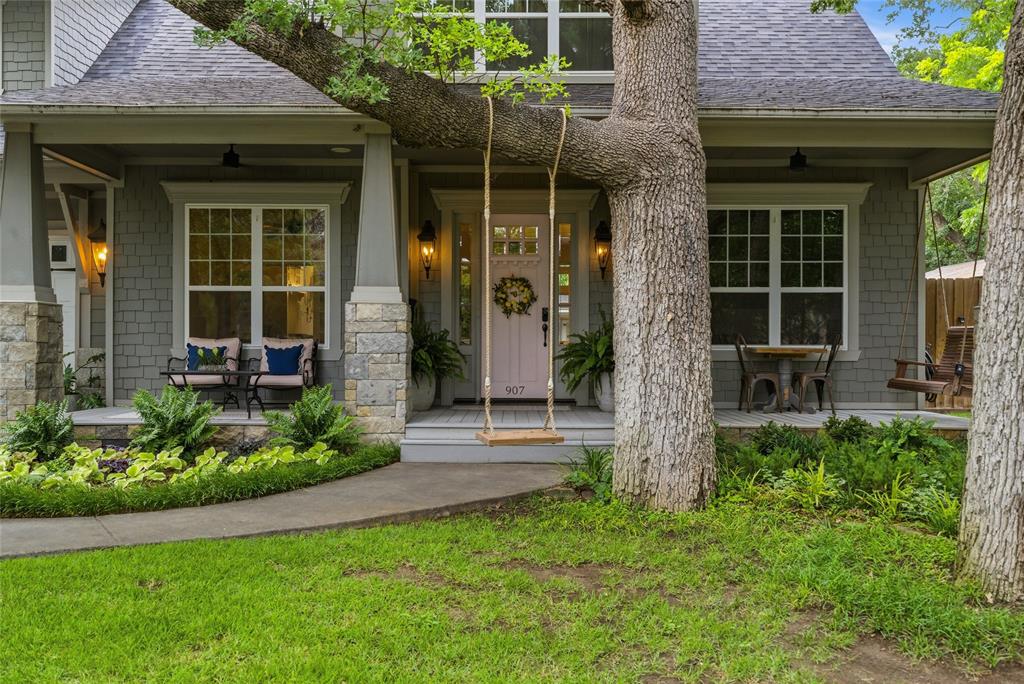 PRICE IMPROVEMENT — A RARE OPPORTUNITY IN THE HEART OF GRAHAM. Welcome to 907 Cherry Street — a property that rarely becomes available and checks every box. Set beneath mature oak trees across from Shawnee Park and the public library, this luxury home offers privacy, charm, and a lifestyle increasingly hard to find. Spacious yet warm, it’s designed for both entertaining and everyday comfort.  Inside, extensive living spaces, abundant natural light, and timeless details create a home that feels welcoming and connected — ideal for gathering, relaxing, and making memories. Step outside and discover a backyard built for Texas summers. The 9-foot diving pool and heated spa create a true resort-style experience, while covered porches with speakers, an outdoor shower, and garden space set the scene for pool parties, family gatherings, and quiet evenings under the stars. The insulated pool house, chicken coop, and 24x24 spray-foam insulated shop w alley access — all complete w water and electricity — offer exceptional flexibility for hobbies, storage, projects, workspace needs, or future use. A well house supports irrigation and pool use, while a new Class 4 impact-resistant roof, surround sound system, and security system provide comfort and peace of mind. Summer here feels like something out of a simpler time. Spend the morning by the pool, enjoy an afternoon on nearby lakes, then head to America’s Largest Downtown Square for dinner, live music, seasonal events, and community gatherings. Throughout summer, Graham comes alive with concerts, festivals, outdoor entertainment, and hometown traditions that create a sense of community connection rarely found today.  Homes offering this combination of location, functionality, resort-style amenities, and authentic small-town Texas living are rare.  907 Cherry Street isn’t just a home — it’s the one buyers wait for. A place where summer lasts a little longer, neighbors still know your name, and life feels richer than you imagined.