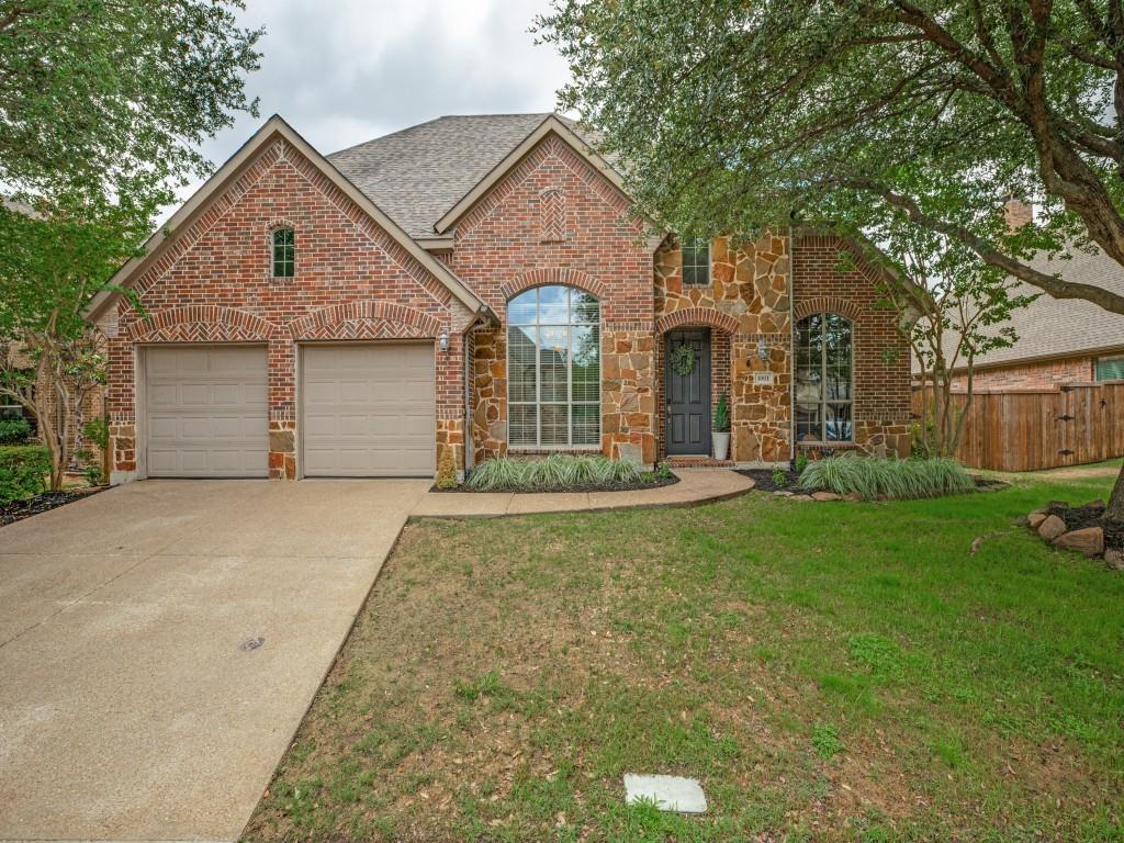 This Stone Bridge Ranch Home has it all: Large Family Room, Dinning Room, Media Room and Game Room. The amenities include hand scrapped floors, Granite Counters, top tier crown molding, custom cabinets, can lighting, gas tankless water heater, 3 car tandem garage, private backyard oasis with out door eating area, TV Area and sparkling clean pool and water fall. There is ample room to play in the back yard as well.