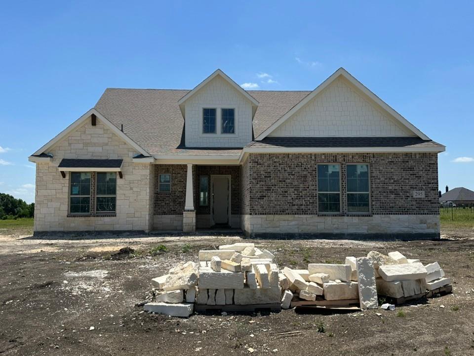 Estimated completion August 2026! Ask us about our Trade-In Trade-Up Program, we can buy your home when you buy ours! The Magnolia is a one-of-a-kind floor plan with everything you need and more. With 4 spacious bedrooms, 3 full bathrooms and a powder bath, a 3-car garage and a whopping 3,412 square feet—this floor plan is one you wouldn’t want to pass up. Enter through the door at the charming front porch to find a gorgeous foyer with the most grand staircase you’ve ever seen. Past the stairs, you’re welcomed by the main living area—made up of the beautiful family room, inclusive dining room and chef-inspired kitchen full of appliances with a huge walk-in pantry, and a massive island for extra seating and counter space. The covered back patio is connected to the family and dining areas, and its size nearly takes up the length of the whole house—perfect for adding an outdoor kitchen and living area. The exceptional owner’s suite is found to the right of the family room, accompanied by an enormous bedroom with enough space for a king-sized bed and so much more. The owner’s bathroom contains two separate sinks and vanities with a spa-style tub in between, across from the luxurious walk-in shower. Past the bathroom, you have convenient access to the laundry room and two oversized walk-in closets—maximizing space for storage and wardrobes. On the left side of the front of the home lies a bedroom, two bathrooms, and a flex room with the ultimate amount of natural lighting—perfect for a study room with french doors. Upstairs, you’ll find two additional bedrooms and a bathroom, as well as a convenient loft area that opens up to the first floor of the home. This layout effortlessly combines private living areas with togetherness in the home, and there is no other floor plan out there that embodies an ideal dream home like the Magnolia does.