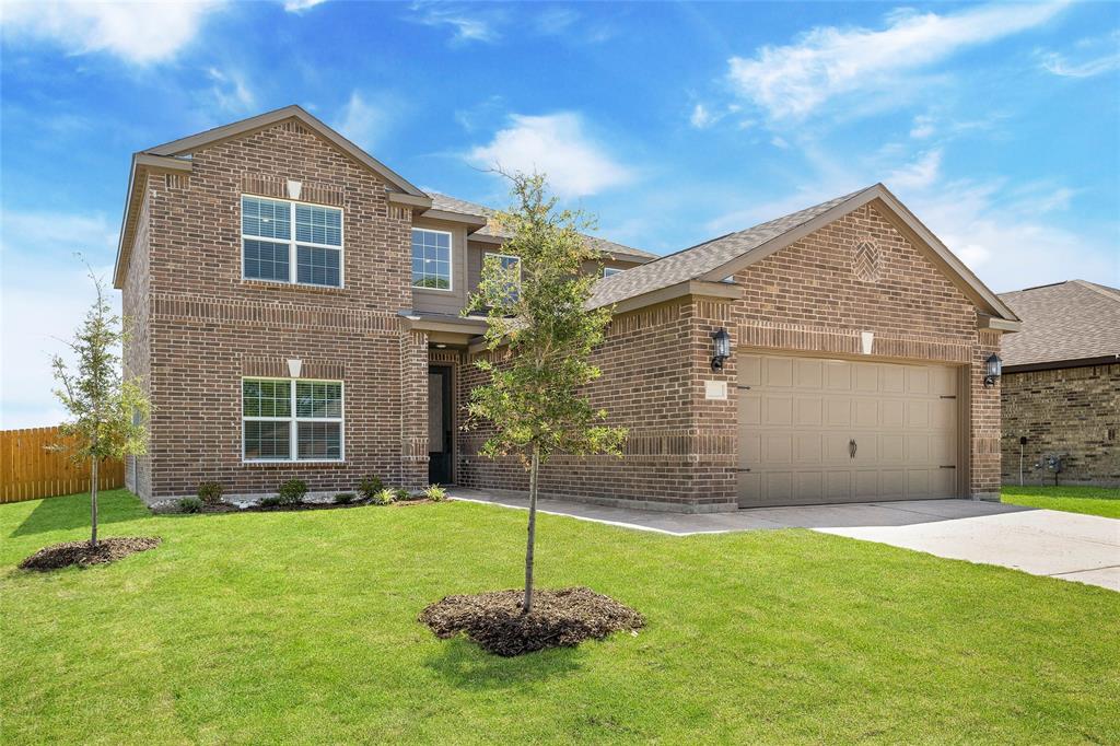 This two-story, four-bedroom, two-and-a-half bath home is simply stunning. The chef-ready kitchen includes energy-efficient appliances, granite countertops, oversized wood cabinetry and a large pantry. In addition to the spacious family room, dining room and kitchen downstairs, this home features a master suite on the main floor. The master suite showcases a stunning en-suite bathroom with a dual-sink vanity, large soaker tub, enclosed shower and a huge walk-in closet. In addition, this home comes with designer-selected upgrades included at no extra cost such as luxury vinyl-plank flooring, a Wi-Fi-enabled garage door opener, programmable thermostat and more.