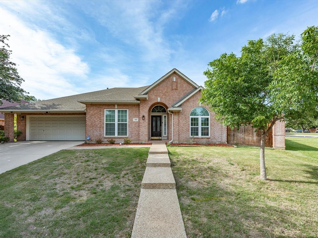 2.75% ASSUMABLE LOAN Welcome to this stunning 4 bedroom, 3 bathroom brick home located on a desirable corner lot in the sought-after Stoneglen at Fossil Creek addition, nestled within a beautiful golf course community. With 3,282 square feet of thoughtfully designed living space, this home offers the perfect blend of comfort, functionality, and entertaining potential. Step inside to find a spacious open-concept living area that flows seamlessly into the kitchen and dining spaces, creating the ideal setup for gatherings with family and friends. The kitchen is truly the heart of the home, featuring granite countertops, an abundance of cabinet and prep space, a center island, and double ovens ready for holiday meals and everyday living alike. The living room offers a cozy gas starter fireplace with gas logs, perfect for relaxing on chilly evenings. The primary suite is a peaceful retreat filled with natural light, while the en-suite bathroom features dual sinks, a jetted tub, separate shower, and a spacious walk-in closet. Three additional bedrooms provide flexibility for a growing family, guests, or hobbies. A dedicated office with French doors and a ceiling fan makes working from home comfortable and private. The formal dining room showcases decorative lighting and plenty of space for a large dining table, making hosting effortless. Upstairs, you’ll find a versatile bonus room complete with a dry bar — the perfect spot for movie nights, game days, or even a pool table. Step outside to your own backyard oasis featuring a chlorine in-ground pool, hot tub, beautiful water feature, and privacy fencing for relaxing summer days and evenings spent entertaining. This beautiful home has the space, layout, and amenities to truly have it all. Don’t miss your opportunity to make it yours — schedule your showing today!