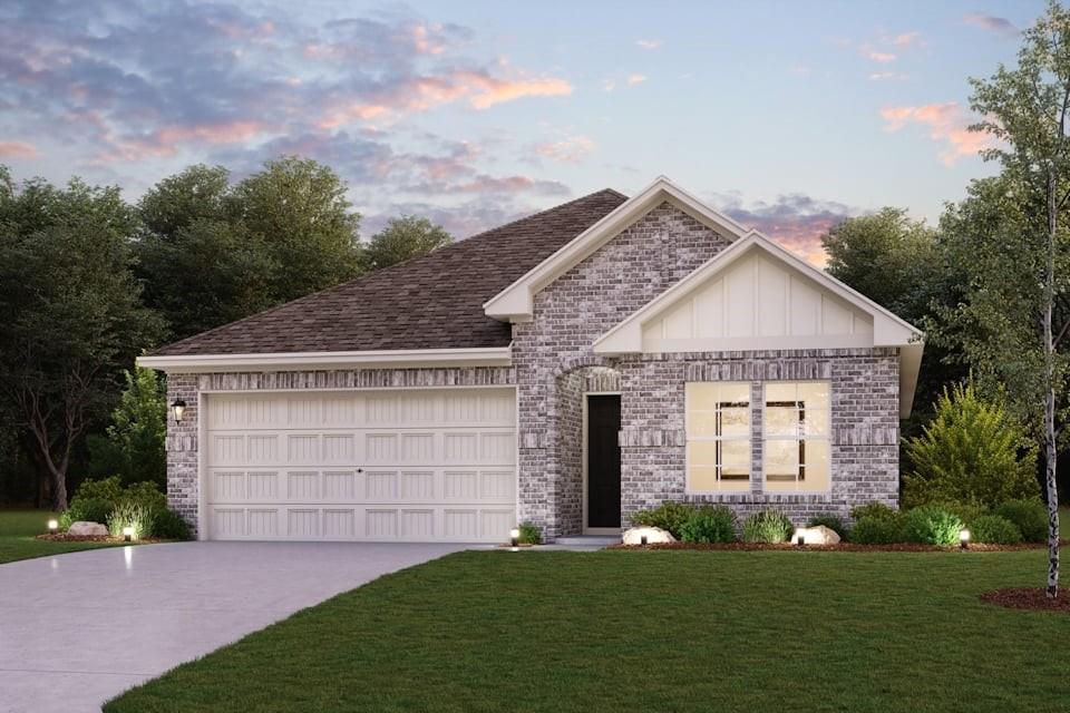 Fall Savings Extravaganza! Price on this home is dramatically reduced! Act now to save tens of thousands of dollars! This home has been reduced by $29,250! Showcasing a smartly designed open-concept layout, the one-story Joseph at Ambergrove offers plenty of thoughtfully designed living and entertaining space. Upon entering, you'll find two generous secondary bedrooms and a full hall bathroom. The long foyer leads to a well-equipped kitchen—featuring a charming dining area, a gracious walk-in pantry and a large center island. Additional main-floor highlights include an expansive great room with direct access to the patio, a mudroom off the garage and a convenient laundry room. The secluded owner’s suite showcases a roomy walk-in closet and a private bath with double sinks and a walk-in shower. Options include granite countertops, upgraded tiling and plush carpeting selections, smart home technology, luxury vinyl plank flooring, and MORE! NO MUD OR PID! Est. November completion!