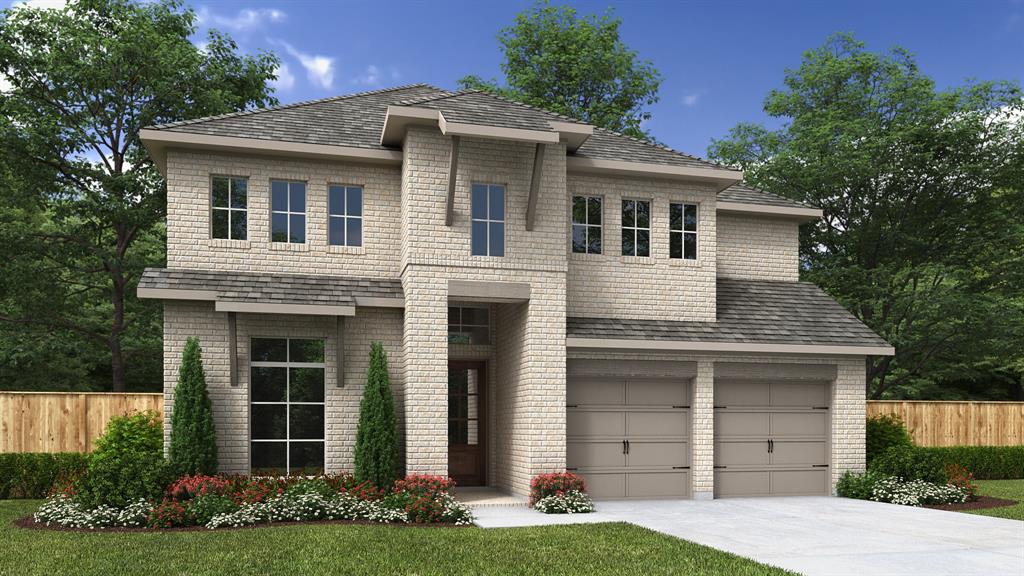 Step off the front porch into the two-story entryway. French doors open into the home office at the front of the house. Past the staircase you enter into the open living areas. The kitchen features a 5-burner gas cooktop, an island with built-in seating, a walk-in corner pantry, and an adjacent dining room with ample natural light. The family room boasts a wood mantel fireplace and a wall of windows and 19-foot ceiling. The primary bedroom has coffered ceilings and three large windows. French doors open into the primary bathroom which showcases a glass-enclosed shower, dual vanities, a freestanding tub, and an oversized walk-in closet. Upstairs on the second floor you are greeted by a large game room with a wall of windows. A private guest suite with a full bathroom is off of the staircase. Secondary bedrooms featuring walk-in closets, separate linen closets, and a shared bathroom complete this floor. Covered backyard patio. Mud room and utility room are off of the two-car garage.