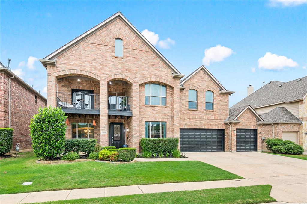 **Open House Rescheduled to May 16th** Upgrades galore in this Expansive Meritage Baron plan with a pool in the heart of KellerISD! Designed with both elegance and functionality in mind, this expansive home offers exceptional living spaces and high-end finishes throughout. The first floor welcomes you with a formal living room, formal dining room, and a private office—ideal for both entertaining and working from home. At the heart of the home is a spacious chef’s kitchen featuring striking black cabinetry, granite countertops, stainless steel appliances, a large center island, and dual pantries for ample storage. The adjoining family room impresses with soaring ceilings and a cozy gas fireplace, creating a warm yet grand atmosphere. Retreat to the private first-floor primary suite, complete with a luxurious en suite bath offering separate vanities, a soaking tub, and a walk-in shower. The oversized walk-in closet includes a dedicated workout area, combining convenience with lifestyle. Upstairs, the home continues to impress with a versatile bonus or game room featuring a kitchenette, a dedicated media room, and three generously sized bedrooms. Two bedrooms include en suite baths, while another offers access to a private balcony overlooking the front of the home. Step outside to your personal resort-style oasis. The backyard showcases a large in-ground gunite pool with a premium pebble finish, swim-up table, tanning ledge, and expansive stained concrete decking. Entertain effortlessly with a fire pit, separate patio for an above-ground hot tub, and a fully equipped outdoor kitchen with gas appliances and granite countertops. Additional highlights include updated HVAC systems and a spacious three-car garage. This home truly blends luxury, comfort, and entertainment in one exceptional property.