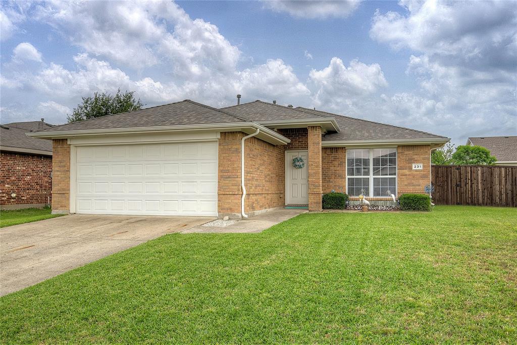 Charming one-story brick home featuring 3 bedrooms, 2 full bathrooms, and a functional layout designed for comfortable everyday living. Fresh interior paint completed in 2026. Attached 2-car garage includes a garage door opener replaced in 2026. The eat-in kitchen features lovely bay windows that bring in natural light and create the perfect space for casual dining. Enjoy the privacy-fenced backyard with space to relax, entertain, or play. Located in an established subdivision with access to a community HOA pool and within Terrell ISD. Conveniently located near shopping and dining with easy access to major highways and a straightforward commute to Dallas, while still offering the space and value of suburban living.