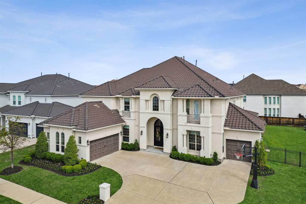 **PRICED TO SELL** $300K below appraisal!   Gorgeous home in desirable Phillips Creek Ranch!  Inspired by designs from Caitlin Wilson Design and Serena & Lily, this home includes innumerable upgrades including designer wallpaper throughout, floor-to-ceiling paneling, 140+ canned lights, 10 wired speaker zones (Sonos), 16+ wired camera, 4 wired wifi access points, two primary suites, coffered ceilings, floor-to-ceiling marble fireplace. Glass sliding doors off the breakfast room and living open to the spacious outdoor patio. Gourmet kitchen (SS appliances, sub zero, built-in ice maker).  Second floor game room, media room with 165” media + projector.  Primary bedroom with sitting area, luxury primary bathroom, and his-her closets. Expansive yard provides ample space for custom pool and entertainment. Pool drawings for reference only. List of property upgrades available.