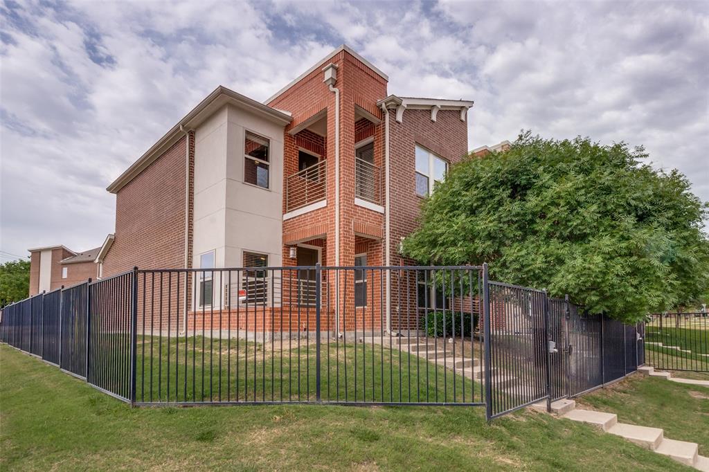 Looking for a home that matches your style and your lifestyle? Welcome to this beautifully designed 3-bedroom, 2.5-bath townhouse located in a gated community just minutes from Downtown Dallas — offering the perfect blend of convenience, comfort, and modern living.

Built in 2017, this corner-unit home is filled with natural light thanks to its additional windows and airy layout. The spacious living area flows seamlessly into an open-concept kitchen featuring quartz countertops, ample cabinetry, and a dining space ideal for entertaining guests or enjoying cozy nights at home. A convenient half bath downstairs and an attached rear-entry 2-car garage with extra storage add everyday functionality and privacy.

Upstairs, the owner’s suite serves as a relaxing retreat complete with a private balcony — the perfect spot for morning coffee or evening unwinding. The ensuite bath offers dual sinks, a soaking tub, separate shower, and a generous walk-in closet. Two additional bedrooms provide flexibility for guests, a home office, fitness space, or growing needs.

Nestled within a quiet gated community, this home offers low-maintenance living with style, security, and unbeatable access to the heart of the city.