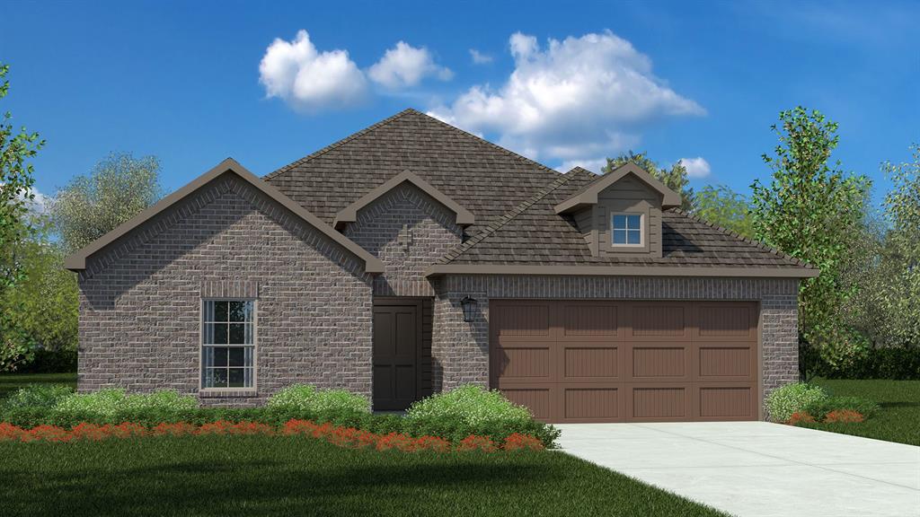 Brand-new D.R. Horton home in the Vista Point community located in Grandview and Grandview ISD! The single-story Natchez floorplan Elevation F, with an estimated Summer completion, features 4 bedrooms, 2 bathrooms, and a 2-car garage with an open-concept layout that connects the family room, dining area, and modern kitchen to create an easy flow for everyday living. The kitchen features quartz countertops, 36” painted cabinets with crown molding, stainless steel appliances, an electric range, stainless steel drop-in sink, a center island, and a walk-in pantry, offering both functionality and style for cooking and entertaining. The private primary suite includes an en-suite bath with dual quartz vanities, an oversized shower, and a walk-in closet located off the bathroom. Quartz vanity tops are also included in the secondary bathroom, and luxury vinyl plank flooring is installed throughout all main areas and wet zones. This home is built with energy-efficient construction and equipped with America’s Smart Home Technology, plus exterior enhancements including a covered back patio, full sod, sprinkler system, privacy fencing, and landscaping.  Vista Point is more than just a place to live; it's a place to connect with your neighbors and create lasting memories. Our community amenities will include a sparkling dog park, a scenic walking trail, and a park with a playground for the kids. Imagine relaxing with your furry friend at the dog park, unwinding on a leisurely walk along the trail, or watching your children's laughter fill the air at the playground.