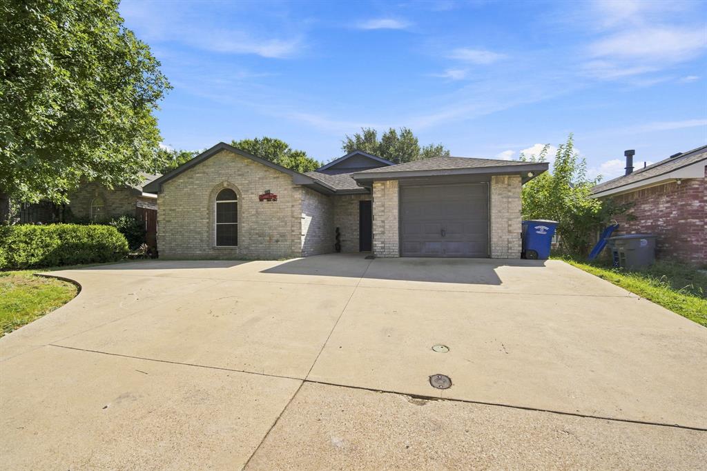 Charming 4-bedroom, 2-bath home featuring a functional floor plan and a covered patio, perfect for relaxing or entertaining. The former attached garage has been enclosed and is currently being used as a flex room. This converted space is not included in the reported living square footage. The conversion can easily be restored to a functional garage if desired, but it is not currently usable for vehicle parking. Conveniently located near schools, shopping, dining, and major highways, this home offers endless possibilities for its next owner.