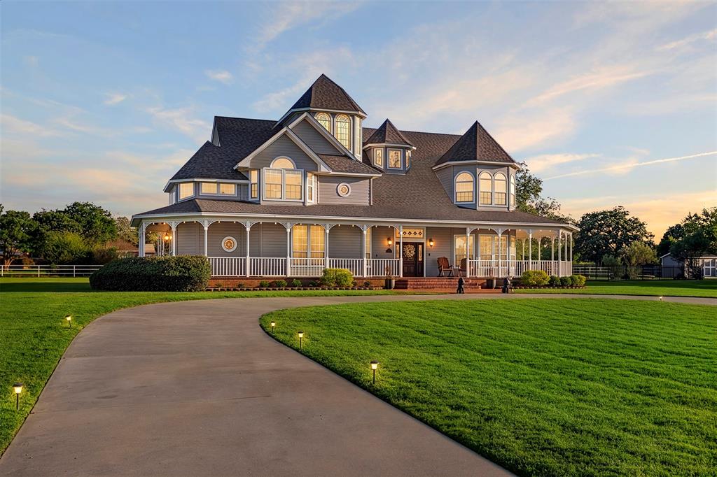 Set in the heart of nearly 3 acres of fenced property, this home offers the perfect blend of luxury living and country charm. A storybook Victorian exterior with a full wrap-around porch sets the tone, blending timeless charm with thoughtfully updated interiors designed for modern living.

Inside, you’ll find beautifully refreshed spaces filled with natural light, updated finishes, and a warm, welcoming feel throughout. Outside is where this property truly shines: room for horses, a private pond, wide open green space, and a sparkling pool that turns everyday living into a retreat. Whether you’re hosting under the Texas sky, spending evenings by the water, or simply enjoying the peace and privacy of country living, this property offers the lifestyle buyers are searching for.

The best of both worlds: refined living with the freedom and flexibility of acreage living, all just a short drive from city conveniences.