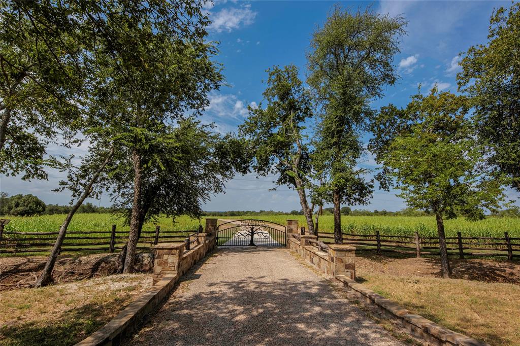 A Rare Blend of Natural Beauty & Refined Living
Just minutes north of Meridian, Texas, this 25-acre Bosque River retreat captures the heart. Crossing a charming stone bridge, you’re welcomed by a picturesque drive through a charming 13 acre cornfield—an introduction to the serenity and beauty that define this remarkable property. Tucked gently into a wooded incline beyond the field, the main residence is surrounded by majestic Oaks, Elm, Pecan and a touch of native cedar. The exquisite 2,840 sq. ft. masonry home features an inviting open-concept floor plan with soaring vaulted ceilings and expansive windows that invite the outdoors in. The thoughtful design includes a welcoming foyer, spacious living room, cozy TV room, gourmet kitchen, dining area, and a peaceful reading nook. The primary suite offers a luxurious ensuite bath and walk-in closet, while a guest bedroom with full bath and an additional half bath ensure comfort for family and visitors alike. Outdoor living is equally impressive. An expansive back deck with a full outdoor kitchen, sparkling pool, and generous patios and porches create a seamless flow between indoor and outdoor spaces. A three-car covered carport with storage and built-in cabinetry adds both function and convenience. In addition there is a  2,400 sq. ft. metal building complete with a custom 3-bedroom, 3-bath apartment offering its own living area, coffee bar, and porch overlooking the grounds. The building includes a private office, ample storage, RV parking, and an overhang for equipment. A nearby shed provides even more storage options.

Beyond the homesite, the land itself is a dream. A tree-canopied drive leads to the serene Bosque River, where you can fish, canoe, or kayak along its gentle flow. Whether you’re seeking a private recreational retreat or a one-of-a-kind permanent residence Clifton Bosque Place delivers.