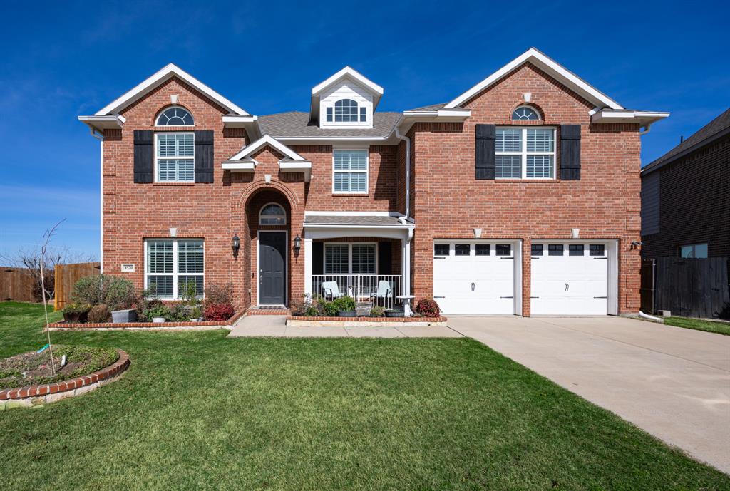 Nestled in a private, family-friendly cul-de-sac, this beautifully maintained home offers the perfect blend of comfort, style, and functionality. Step inside to discover vaulted ceilings and engineered hardwood flooring that flows seamlessly throughout the home, creating a warm and inviting atmosphere. The open-concept kitchen is designed for both everyday living and entertaining, featuring quartz countertops, a spacious island, and a convenient walk-in pantry. Just off the main living area, enjoy a screened-in patio with a door—perfect for relaxing evenings or hosting guests while taking in the stunning sunset views from the backyard.
Upstairs, you’ll find a dedicated media room and a versatile game room, offering plenty of space for entertainment and family fun. The media room furniture and equipment are included, providing a turnkey opportunity for movie nights at home.
The backyard is truly a retreat, showcasing seasonal annuals that burst into vibrant blooms each spring, along with healthy rose bushes lining the back fence that produce an abundance of beautiful roses. A playset is also included and negotiable, making this home ideal for families. This home combines thoughtful upgrades, inviting spaces, and a serene setting—ready for you to move in and enjoy.