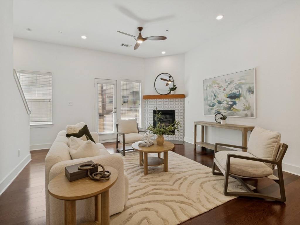 Fabulous updated condo in Prime Lower Greenville location. Discover the ultimate Urban Lifestyle in this beautifully updated 3-bedroom, 3.5-bath Condo-Townhome style, nestled in the heart of Lower Greenville. The unbeatable walkability gives you easy access to Trader Joe's,The Truckyard, and other fantastic Lower Greenville spots. Step inside to find sleek updated LVP flooring, and modern finishes throughout. The kitchen features upgraded appliances, quartz and designer tile. Each bathroom has been impeccably updated for a fresh, luxurious feel.The layout is perfect for privacy and convenience. On the first floor, you'll find a spacious bedroom with a full bath, ideal for guests or a home office. The third floor offers two ensuite bedrooms, including the primary suite. Complete with an attached 2-car garage-this home offers everything you need for sophisticated, low-maintenance living. If you’re looking for an unbeatable location, this is it. Refrigerator, washer and dryer included with sale. Note:Unit signage is Unit B. 8 unit complex.