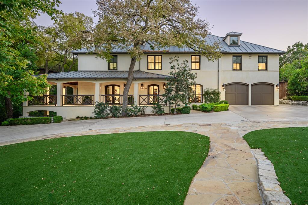Welcome to an exquisite retreat where luxury meets timeless elegance, nestled in a prime location with breathtaking creek and pool views from every room. This exceptional Santa Barbara-style residence blends sophisticated design with modern comforts. The gourmet kitchen, equipped with top-tier commercial-grade appliances, a custom pizza oven, and marble countertops, is a culinary enthusiast’s dream. Multiple living spaces, including a formal dining room adorned with bespoke Gracie wallpaper, provide an ideal setting for refined entertaining.

The master suite offers a serene haven with dual baths, dual closets, a private sauna, and an attached office, ensuring both comfort and privacy. Three additional guest suites, a spacious game room, and a temperature-controlled wine cellar elevate the home’s allure. Step outside to your private oasis, featuring a sparkling pool, an outdoor kitchen, and a cozy fireplace—perfect for year-round enjoyment. Impeccably updated with the finest finishes, this residence is a stone's throw from Inwood Village’s upscale shopping and dining. Live the lifestyle you’ve always imagined in this one-of-a-kind masterpiece.