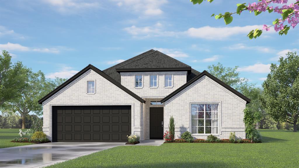 MLS# 21251585 - Built by Risewell Homes - Ready Now! ~ This thoughtfully designed single-story home offers 1,790 square feet of comfortable and efficient living space, ideal for both everyday life and entertainment. The open-concept family room serves as the heart of the home, seamlessly connecting to the kitchen and dining area to create a bright, inviting space for gathering and relaxing. The kitchen features quartz countertops, stainless steel appliances, and a functional layout designed for both style and convenience. The private primary suite is tucked away for added privacy and includes a spacious walk-in closet and a well-appointed en-suite bath. Two additional bedrooms are located on the opposite side of the home and share a full bath, providing a practical and comfortable layout for family or guests. A dedicated home office adds valuable flexibility for remote work or quiet retreat space. An electric fireplace enhances the family room with a warm, modern focal point, while an extended covered patio expands the living area outdoors for year-round enjoyment. A welcoming foyer and two-car garage complete this well-balanced home designed for modern living.