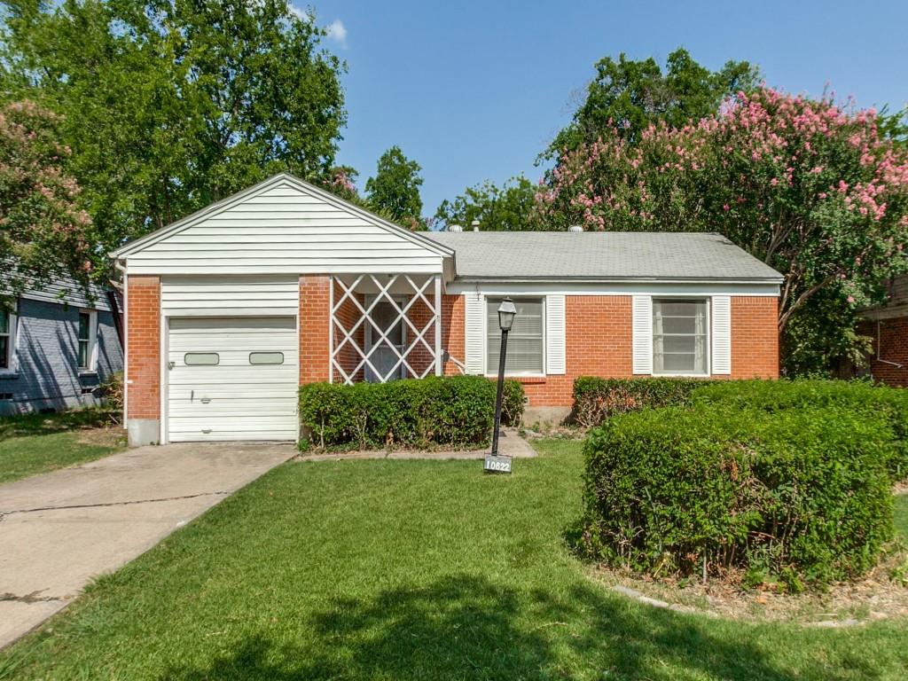 Charming 2-bedroom, 1-bathroom brick home in the established Centerville Terrace neighborhood of Dallas. Built in 1951, this cute charmer offers 845 square feet of living space featuring classic wood floors and an abundance of potential for first-time buyers or savvy investors. The home includes an attached single-car garage and a pier foundation. Situated on an expansive 7,754-square-foot lot, the large backyard provides a wonderful canvas for outdoor entertainment or future enhancements. This property is ready for your personal touch to unlock its true value.
