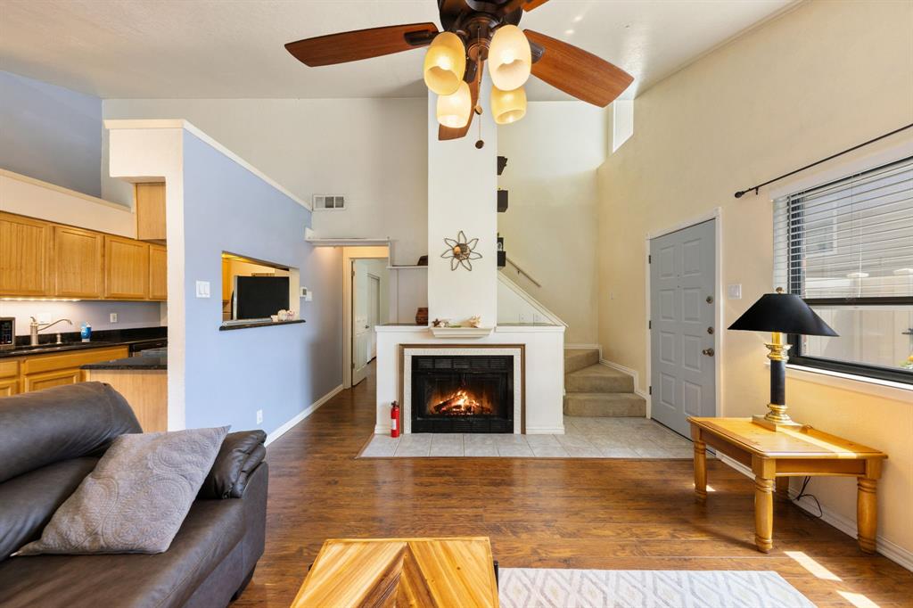 Welcome to this charming and well-maintained condo located in the desirable Ridgeline Townhome community. This inviting residence offers 2 bedrooms and 2 bathrooms with a thoughtfully designed layout featuring approximately 932 square feet of comfortable living space.

The open-concept floor plan provides a seamless flow between the living, dining, and kitchen areas, creating an ideal space for both relaxing and entertaining. Large windows allow for abundant natural light, enhancing the warm and welcoming atmosphere throughout the home.

The kitchen offers practical functionality with ample cabinet storage and easy access to the main living area. The spacious primary suite includes a private bath and generous closet space, while the secondary bedroom is perfect for guests, a home office, or additional living needs.

Residents of Ridgeline Townhomes enjoy access to community amenities including a swimming pool, landscaped grounds, and exterior maintenance provided by the HOA for added convenience and peace of mind.

Conveniently located near major highways, shopping, dining, and entertainment options, this home offers excellent access to Dallas and surrounding areas.

Move-in ready and ideal for both homeowners and investors seeking a prime Carrollton location.

HOA dues cover major expenses including insurance, grounds maintenance, management, sewer, and water, making for a more predictable monthly cost.