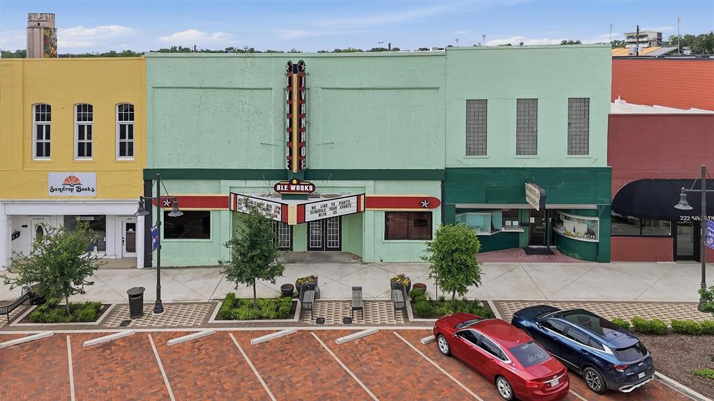 Own a piece of Texas History! Located in the heart of downtown Denison, this unique Main Street property consists of two connected buildings totaling approximately 9,000 square feet and offers a rare opportunity for hospitality, entertainment, retail, or adaptive reuse development. The larger 6,000 SF space features an open warehouse-style layout with industrial character and flexible potential for events, brewery operations, production, or redevelopment. The adjoining 3,000 SF space is configured for hospitality use with an existing bar area, dining room and commercial kitchen creating a strong foundation for restaurant or brewpub concepts. Above the restaurant space is an unfinished loft area that provides additional upside for office, private event space, storage, or future buildout. Positioned along a highly visible 200 block of Main Street corridor surrounded by ongoing downtown activity, the property combines historic character, operational infrastructure, and redevelopment potential in one of North Texas’ growing downtown markets.

Approx. 9,000 SF total across two connected downtown buildings
Located in a prime Main Street corridor with strong visibility and walkability
Approx. 6,000 SF open warehouse style space with flexible layout and industrial character
Approx. 3,000 SF hospitality focused space with existing bar and dining room configuration
Existing commercial kitchen infrastructure in place
Two restrooms
Unfinished loft space above restaurant area with future expansion or redevelopment potential