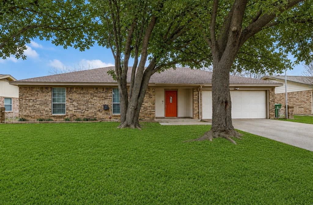Charming Updated Brick Home in North Richland Hills – Birdville ISD!

Welcome to this beautifully updated 4-bedroom, 2-bathroom brick home nestled in the heart of North Richland Hills. Featuring fresh interior neutral paint and all-new plank flooring throughout, this home offers a clean feel with warm, inviting touches.  The 4th bedroom could easily be used as a flex room or spacious office!

The living room is the heart of the home, showcasing a vaulted beam ceiling that creates an open atmosphere along with a cozy wood-burning fireplace....perfect for relaxing evenings or gathering with family and friends.

The kitchen has been tastefully updated with freshly painted cabinets and hardware, giving it a bright and refreshed look, while the painted exterior trim enhances the home’s curb appeal.  There are also several mature Oak trees that provide shade during those Texas summers.

Step outside to enjoy a covered backyard patio, ideal for entertaining, grilling, or simply unwinding after a long day. The huge backyard, over a quarter of an acre, offers plenty of room for play, pets, gardening, or even adding a pool, endless possibilities!

Located in desirable Birdville ISD and just minutes from shopping, dining, and everyday conveniences, this home combines comfort, style, and a fantastic location.

Don’t miss your chance to make this move-in-ready gem your own!