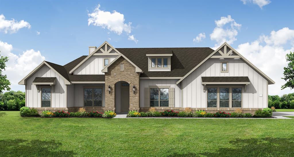 MLS# 21244963 - Built by Doug Parr Homes - Jul 2026 completion! ~ This stunning traditional single-family residence offers an impressive 2,694 square feet of thoughtfully designed living space. Featuring 4 primary bedrooms and 3 full bathrooms, this home is perfect for everyone seeking comfort and style. The open floor plan boasts a spacious eat-in kitchen with granite countertops, an island, and a pantry, seamlessly connecting to the inviting living area highlighted by a gas fireplace and vaulted ceilings. Enjoy the elegance of decorative lighting and the convenience of a double vanity in the bathrooms. Exterior highlights include a covered patio, rain gutters, and ample garage space for 3 vehicles. Located within the Azle ISD, this property is nestled in the Vintage Oaks subdivision on an expansive lot, perfect for outdoor activities. Experience modern living in a vibrant community.