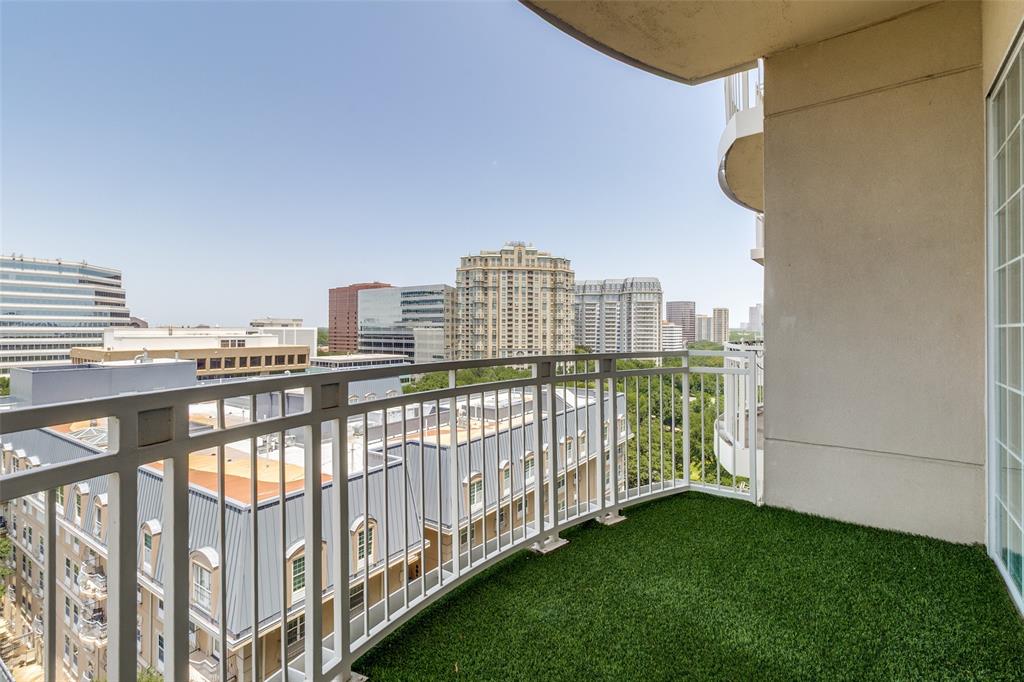 Welcome Home to The Renaissance on Turtle Creek, where breathtaking 11th-floor views of Turtle Creek and the Dallas skyline create the perfect backdrop for everyday living. 

Wood floors flow throughout beautifully updated residence. The Kitchen features custom-painted cabinetry, granite countertops, and stainless steel appliances. 

The spacious Primary suite offers plantation shutters and an oversized walk-in closet with exceptional storage. The spa-inspired primary bathroom, renovated in 2025, showcases a custom dual vanity and a stunning oversized walk-in shower. 

Step outside to your generous private balcony with low-maintenance turf—an ideal space to enjoy your morning coffee or unwind while taking in the city views. The TV, refrigerator, washer, and dryer convey with the home, making this an effortless lock-and-leave lifestyle. Furniture is negotiable.

Residents enjoy resort-style amenities including two pools, 24-hour concierge with valet parking, two fitness centers, business centers, and guest suites. Unbeatable access to the Katy Trail, West Village, Uptown, Downtown, Oak Lawn, and the Arts District.