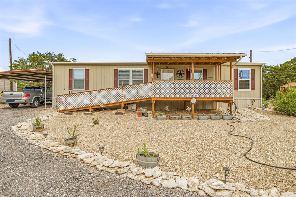Welcome home to this beautifully maintained 4-bedroom, 2-bathrom retreat nestled in the heart of Hood County. Built in 2019, this like-new home offers modern finishes and thoughtful design in a tranquil country setting just minutes from the charm of historic downtown Granbury and the recreational amenities of Lake Granbury. With 1456 square feet of comfortable living space, this home is move-in ready and lovingly cared for. Pride of ownership shows throughout. The open layout is perfect for entertaining, while the generous half-acre lot provides room to relax, play, and enjoy the wide-open Texas sky. You will appreciate the convenience and comfort of the air conditioned shed. Whether you're searching for your forever home or a peaceful escape from the city, this property delivers the best of small-town living with easy access to schools, shopping, and outdoor recreation.