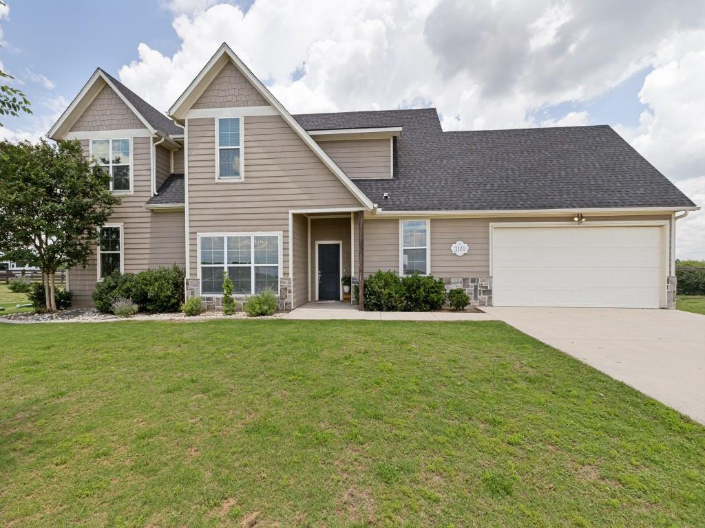 Welcome to the country lifestyle you've been dreaming of! Nestled on a one-acre lot with no HOA restrictions, this stunning 4-bedroom, 2.5-bath home gives you the freedom to build the lifestyle you've always envisioned. Step inside and feel at home in the open floor plan centered around a warm, inviting living space. Modern updates and a soothing neutral color palette create the perfect canvas, move-in ready yet easy to make your own. The  kitchen is the true heart of the home, boasting an abundance of cabinetry, granite countertops, a center island, a sunny breakfast area, and a full suite of included appliances. Flexibility and storage is built into every corner of the home. A downstairs flex room adapts effortlessly to a formal dining, home office, playroom, or workout room, while the upstairs media room is ready for movie nights and entertaining. The oversized laundry room features ample cabinetry and a dedicated folding area. Retreat to the primary suite, where natural light pours in and a luxurious ensuite bath awaits — complete with a freestanding soaker tub, dual sinks, a separate walk-in shower, and a generous walk-in closet. Enjoy sitting on the back covered patio and sipping your morning coffee. No front neighbors and plenty of space to build a shop, add a pool, or start a hobby farm. Plus, desired zoning to Van Alstyne schools! Peaceful, serene, and ready for you and your loved ones to make it home!