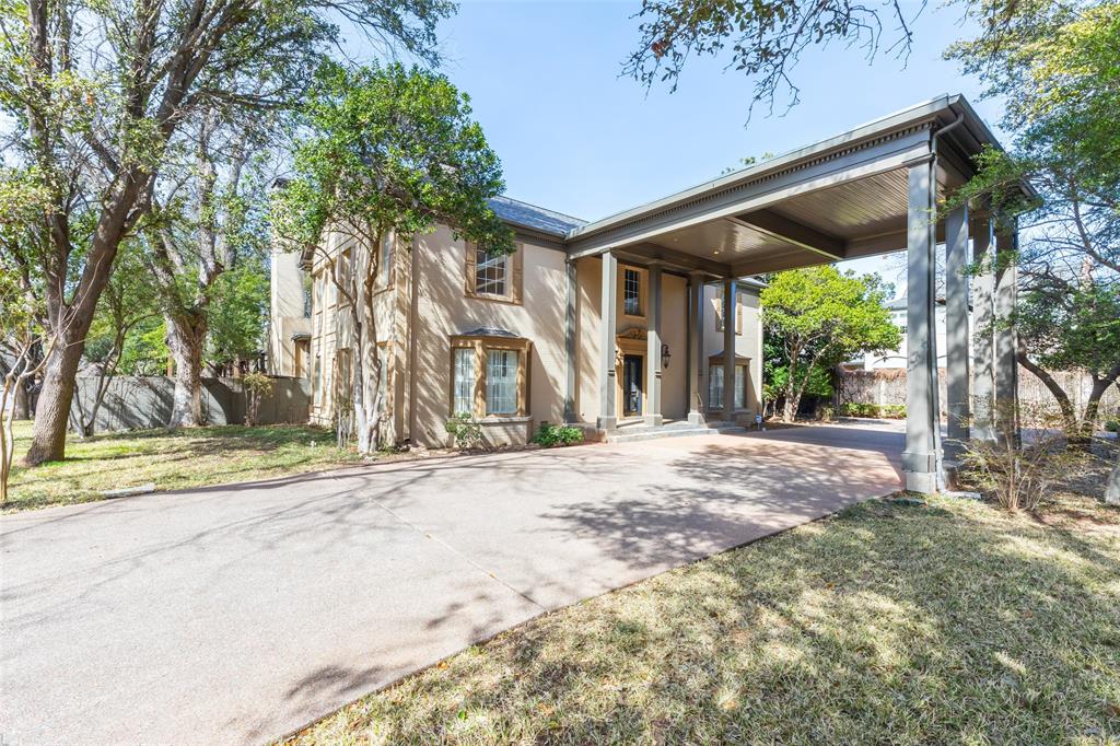 Rare Opportunity to own 1142 Sylvan Dr, Abilene, TX, in the prestigious Elmwood Addition. .49 acre, on a corner lot, with stunning architectural elegance, this stately home is ready for it's new owners. Gorgeous trees and curb appeal, abundance of parking, and a stunning front entrance boasting an eye-catching porte cochere, is only a scratch of the surface of the character. Inside this large home, you will find 4 bedrooms, 5.5 bathrooms, a library or office space, flex room, multiple living and dining areas, and storage galore, all complimented by natural light and pops of character. The downstairs primary bedroom, situated just off a large sunroom, features a fireplace, and two separate primary bathrooms and closet spaces. Upstairs, the 3 bedrooms and the additional flex space, boast ensuite access of bathrooms. In this home's backyard, it was designed to enjoy the gorgeous lot and tree coverage that so excellently provide privacy and shade throughout the yard. Amongst the large back yard, there is additional storage, greenhouse, water feature, sprinkler system, and an extensive pergola area with patio space beneath. All in all, this expansive property and variety of spaces can fit nearly any buyer need. Who is the buyer that is going snatch this treasured home up and restore it to it's next season of glory?  Property to be sold As-Is.