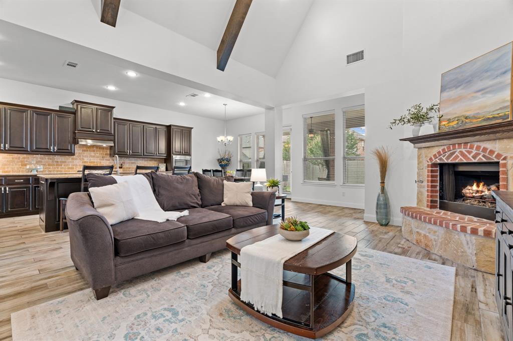 FREE 1-0 RATE BUYDOWN WITH PREFERRED LENDER IF CLOSED BY AUG 30TH! Welcome to the award-winning Harvest community, zoned to highly acclaimed Argyle ISD. This beautifully updated 5-bedroom, 4-bathroom home offers the space, flexibility, and fresh finishes today’s buyers are searching for. Fresh interior paint and brand-new carpet installed in February 2026 create a bright, clean, truly move-in ready feel from the moment you step inside.
At the heart of the home, the chef’s kitchen is designed for both everyday living and entertaining, featuring an oversized island, gas cooktop, double ovens, coffee bar, abundant cabinetry, and an impressive 6x10 walk-in pantry with space for larger appliances.
Thoughtfully designed for modern living, the floor plan includes a private office ideal for working from home, a spacious game room, and a dedicated media room perfect for movie nights and gatherings. The home is also equipped with whole-home ethernet connectivity for today’s tech needs. Generously sized bedrooms and well-appointed bathrooms provide comfort and flexibility for family and guests alike. The utility room offers custom cabinetry with space for an additional refrigerator, while the electrical panel is set up with a generator bypass for added peace of mind.
Step outside to enjoy the oversized covered patio, perfect for relaxing or entertaining year-round. The 3-car tandem garage includes 240V electric vehicle charging capabilities.
Living in Harvest is more than just owning a home. Residents enjoy access to resort-style amenities including 4 pools, multiple parks, 2 fitness centers, dog parks, a catch-and-release fishing pond, and a separate pond for kayaking and paddleboarding. The HOA also includes 1GB internet and a DirecTV streaming package, along with access to over 350 community events annually. Conveniently located near shopping, dining, and major commuting routes, this home offers the perfect balance of comfort, convenience, and connection.