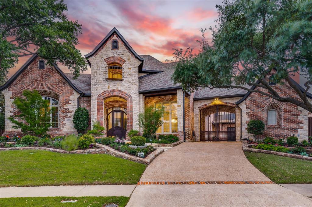 Situated in the prestigious gated community of The Lakes on Legacy Drive in Frisco, this stunning estate offers luxury living in one of DFW’s most sought-after locations. Perfectly positioned just minutes from The Star, Stonebriar Centre, and The Shops at Legacy, this exceptional home combines elegance, comfort, and convenience in the heart of it all. 

Boasting over 6,200 square feet, this thoughtfully designed home features 4 or 5 bedrooms -one is currently being used as a dedicated office-, 4 full baths, 2 half baths, multiple living and dining areas, media room, game room, and wine cellar. Rich architectural details, natural woodwork, vaulted ceilings, built-in cabinetry, and multiple fireplaces create a warm yet sophisticated atmosphere throughout.  

The spacious kitchen is designed for both entertaining and everyday living with granite countertops, an oversized island, butler’s pantry, gas cooktop, double ovens, and abundant custom cabinetry. The luxurious primary suite offers a private retreat complete with its own fireplace, sitting area, spa-inspired bath, dual vanities, and custom closet system. 

Step outside to your private backyard oasis featuring a beautiful in-ground pool, covered patio spaces, mature landscaping, and plenty of room to relax or entertain. Located within a gated community and zoned to highly regarded schools, this home delivers the perfect blend of upscale living and premier Frisco location. Seller is offering a $50,000 remodeling allowance.