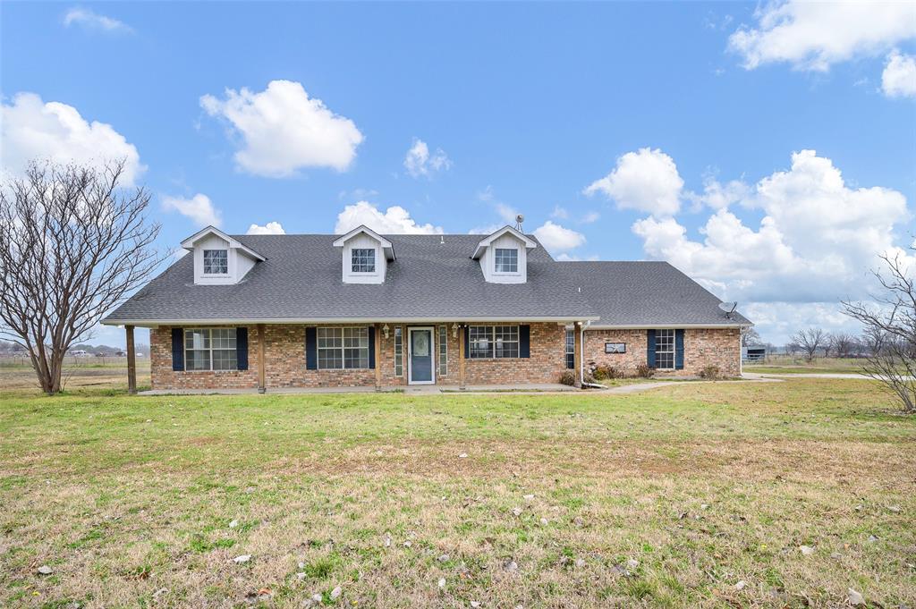 Welcome to your dream ranch in Krum, Texas! Situated on 22.7 acres, this stunning property offers peaceful country living with modern comforts. The open-concept ranch-style home features spacious living areas, perfect for entertaining, and a large covered patio where you can relax and take in the serene views. The land boasts two large ponds, ideal for fishing or livestock, and two barns providing ample storage or workspace. With an agricultural exemption already in place and horses allowed, this property is perfect for those looking to embrace the ranching lifestyle while still being conveniently located near town amenities. Don't miss this rare opportunity to own your slice of Texas countryside!