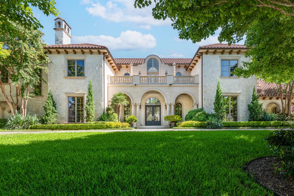 This exquisite Italian Villa can be your own private resort in coveted Lake Forest! Walls of French doors bring the outside in from every room while offering the utmost privacy on the spacious .76acre lot. Custom built, and then recently renovated in 2021 by Sharif-Munir, the home has the finest
materials and attention to detail. Recent renovations include kitchen with Bentwood cabinets, exotic marble countertops and new islands, new appliances, hardwood flooring throughout the kitchen and great room, bar with new cabinets and gorgeous countertop, new laundry room with flooring inlaid with mother of pearl, new cabinets, and refrigerator. Also new are two backup generators, six ac units, and new Lutron system. The entire house has been freshly painted & exudes comfort with an elegant feel! Multiple balconies & terraces provide a stunning view of the zero-edge pool, landscaped grounds and cabana. Elevator, exercise room, billiards room & wine cellar are just a few of the many amenities!